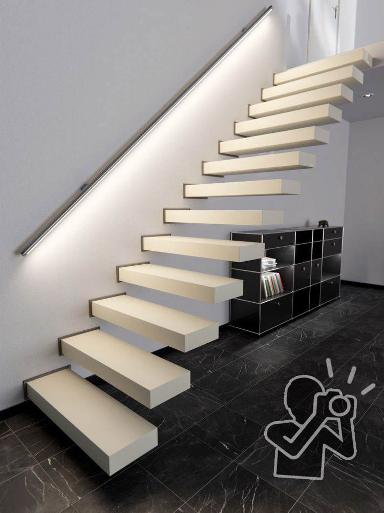 Escalier Couleurs essentielles blancinnovadhesif perpignan